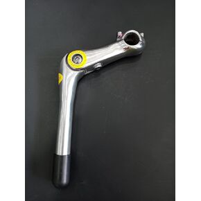 DONSP1986 Quill Stem Adjustable 25.4mm, 22.2mm Alloy Alum 110mm -for Beach Cruisers, MTB's, and Gas Powered Bicycles- Silver