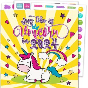 Life is a Doodle Kids Calendar for Fun & Creative Days - Our Unicorn Toddler Calendar Helps Kids Build Organizing Habits - My Daily Calendar Created for Kids Everyday Fun