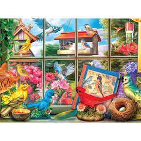 Buffalo Games - Lars Stewart - Birdwatching Fun - 1000 Piece Jigsaw Puzzle for Adults Challenging Puzzle Perfect for Game Nights - Finished Size 26.75 x 19.75
