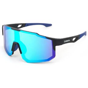 Polarized Sports Cycling Sun glass for Men Women UV400 Lightweight Youth Baseball MTB Road Bike Goggles Eye Coverage