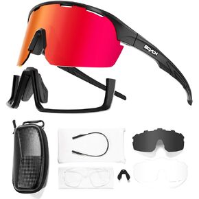 SCVCN Cycling Glasses Men Women Mountain Bike Sunglasses Polarized Sports MTB Triathlon Bicycle Running Golf