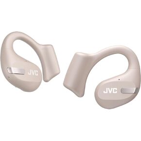 سماعات JVC New Nearphones Open Ear True اللاسلكية مع محركات كبيرة مقاس 16 مم للحصول على صوت قوي واستخدام أذن واحدة وحجم صغير وعمر بطارية طويل (يصل إلى 38 ساعة) - HANP50TB (أسود)
