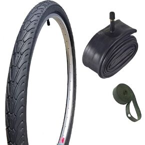 Bike Tire, 700c x 38 City Slick II Tire, Tube & Rim Strip Bundle - 700 x 38 Bicycle Tire, Tube & Rim Strip - Package Deal