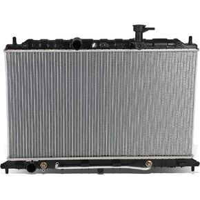 DNA Motoring OEM-RA-2820 1-Row OE Style Aluminum Core Radiator DPI 2820 Compatible with 06-11 Rio / Rio5 AT/MT, 25-1/8" W X 14-5/8" H X 13/16" D, 1-5/16" Inlet, 1-5/16" Outlet