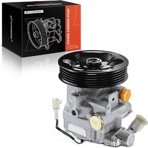 A-Premium Power Steering Pump, with Pulley, Compatible with Subaru Forester 2006-2008, Impreza 2006-2007, 2.5L Gas, Replace # N9900761, 34430SA0219L