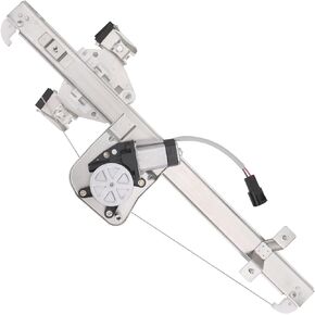 Rear Driver Side Power Window Regulator with Motor Compatible with 2007-2013 Chevy Silverado/GMC Sierra 1500/2500HD/3500HD Extended Cab Pickup, Replace OE 741-388