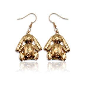 XBenx Adorable Small Rabbit Dangle Earrings for Women- 18K Gold Plated Stainless Steel, Hypoallergenic, Long Eared Design, Doll Puppet Style Ideal Birthday, Gratitude Graduation Jewelry for Girls