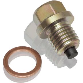 5-302 M12 X 1.5 Magnetic Drain Plug, Yellow