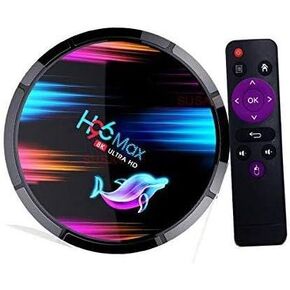 Amlogic S905X3 Android 9.0 TV Box 4GB RAM 32GB ROM H96 MAX X3 TV Box S905X3 64-bit Quad Core with Dual Wi-Fi 2.4G/5.0G BT 4.0/ 3D Ultra HD 8K/ H.265/ 1000M LAN/USB 3.0 Android TV Box