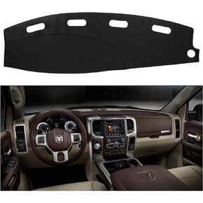 BDFHYK Dashboard Dash Cover PU Dash Mat Compatible with 1998-2001 Dodge Ram 1500 2500 3500