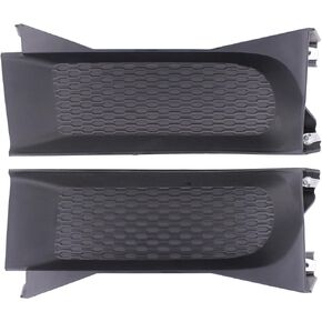 MOTOKU Front Driver and Passenger Side Bumper Bezel Trim for Ram 1500 2013-2022