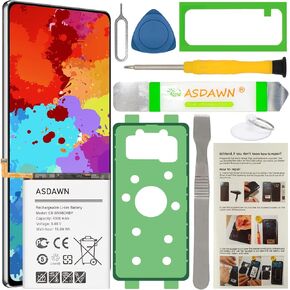 ASDAWN Galaxy Note 20 Battery Replacement, EB-BN980ABY Battery for Samsung Galaxy Note 20 5G SM-N980 N980U/U1/A/T/P/V/R4/W/F with Repair Tool Parts + Installation Instruction