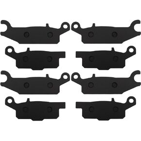 ZICOO Front and Rear Brake Pads for Yamaha Grizzly 700 YFM700 2007-2022 / Grizzly 550 YFM550 2009 2010 2011 2012 2013 2014