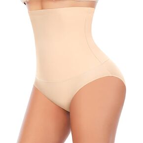 Tummy Control Shapewear Panties for Women High Waisted Body Shaper Underwear Lace Slimming Girdle Shaping Briefs