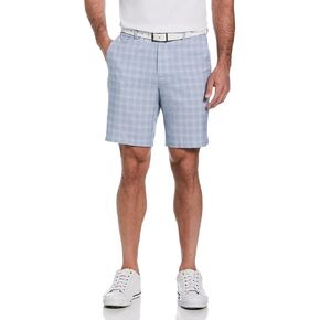 PGA TOUR Men's 9" Plaid Golf Short