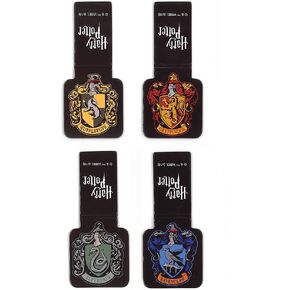 Ata-Boy Harry Potter Houses of Hogwarts Crests Set of 4 1" Magnetic Page-Top Bookmarks