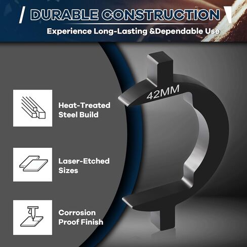 ISINSWIFT 13 Pcs Inner Tie Rod Removal Tool Kit, Inner Tie Rod Tool for Removal and Installation, Master Inner Tie Rod Tool Set with 12 Crowfoot Adapters 1/2 Inch Drive Tube and Tool Case in Kuwait