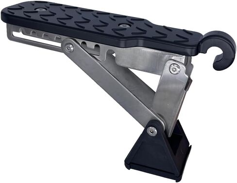 ZipSeven باب السيارة خطوة قابل للتعديل زوايا الباب مزلاج هوك سلم لسيارات الدفع الرباعي حامل سقف حامل دواسة الملحقات للمركبات (أسود) in Kuwait