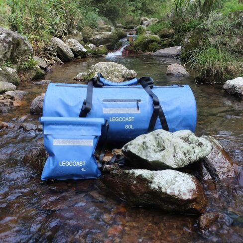Waterproof Duffel Bag， IPX8 Waterproof Performance Dry Bag， Airtight Zipper Closure， Waterproof bag with diving function，80L large capacity, Large in Saudi Arabia