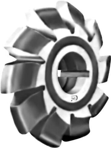F&D Tool Company 13212 Involute Gear Milling Cutter, High Speed Steel, Form Relieved, 14 1/2 Degree Pressure Angle, 8 Cutter Number, 48" Diametrical Pitch, 7/8" Hole Size, 1 3/4" Diameter in Saudi Arabia
