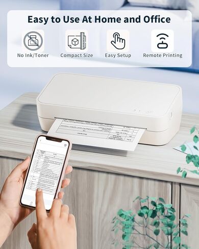 ورق طابعة حرارية مقاس 8.5 × 11 بوصة، ورق حراري بحجم حرف أمريكي مكون من 2 لفة، متوافق مع S821 وM08F-Letter وP831 وغيرها من الطابعات الحرارية المحمولة، خالٍ من مادة BPA. in Kuwait