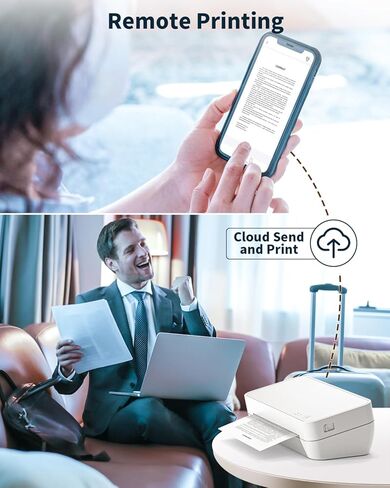 ورق طابعة حرارية مقاس 8.5 × 11 بوصة، ورق حراري بحجم حرف أمريكي مكون من 2 لفة، متوافق مع S821 وM08F-Letter وP831 وغيرها من الطابعات الحرارية المحمولة، خالٍ من مادة BPA. in Kuwait