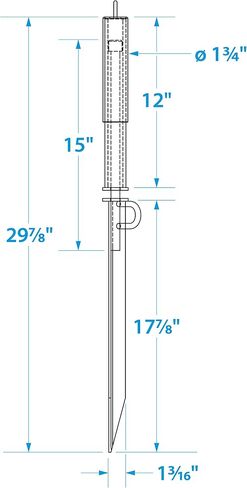 Seachoice Beach Spike in Galvanized Steel for PWC or Small Boat in Saudi Arabia