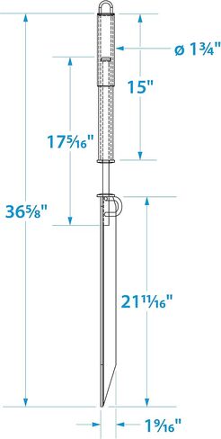 Seachoice Beach Spike in Galvanized Steel for PWC or Small Boat in Saudi Arabia