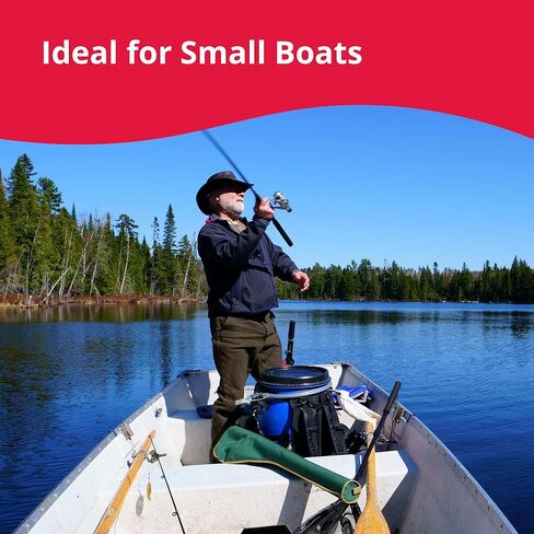 مرساة القارب البحرية من SeaSense - مثالية للقوارب الصغيرة والطوافات وأوعية الصيد وزوارق الكاياك والمزيد، رائعة للقيعان الصخرية أو الرملية أو الموحلة أو الأعشاب - طلاء فينيل أسود، 28 رطلاً، للقوارب من 19 إلى 21 بوصة in Kuwait