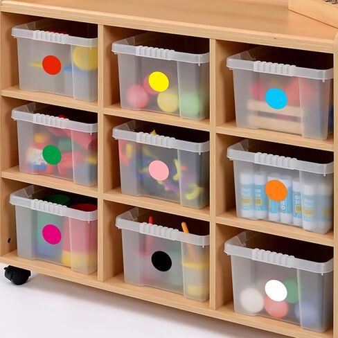 3000 قطعة من ملصقات ترميز الألوان المستديرة مقاس 1 بوصة، ملصقات منقطة دائرية لتنظيم علامات التلوين، 6 ألوان متنوعة صفراء زاهية وأخضر وأحمر ووردي وبرتقالي وأزرق in Kuwait