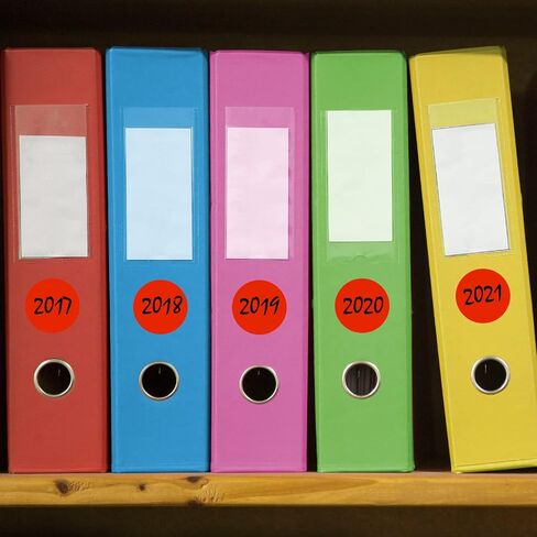 3000 قطعة من ملصقات ترميز الألوان المستديرة مقاس 1 بوصة، ملصقات منقطة دائرية لتنظيم علامات التلوين، 6 ألوان متنوعة صفراء زاهية وأخضر وأحمر ووردي وبرتقالي وأزرق in Kuwait