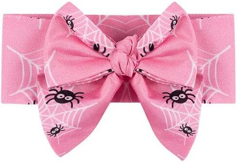 Newborn Baby Girls Clothes My First Halloween Outfit Set Long Sleeve Spider Romper With Headband in Saudi Arabia