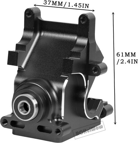 RC Gearbox Case Upgrades Part for 1/8 Arrma Kraton,Senton,Outcast,Talion,Typhon,1/7 Arrma Mojave,Limitless,Alloy Aluminum Diff Housing Gearbox Case w/ 43T Main Gear,Black in Saudi Arabia
