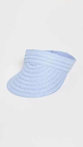 Madewell Women's Packable Wide Braid Roll Up Straw Visor in Saudi Arabia
