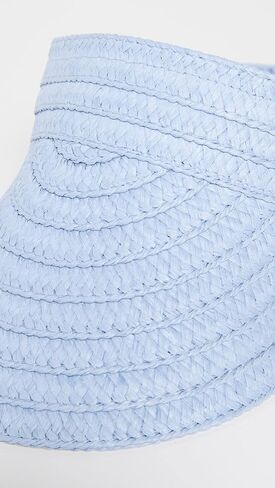 Madewell Women's Packable Wide Braid Roll Up Straw Visor in Saudi Arabia
