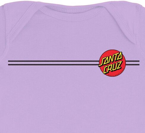 SANTA CRUZ Classic Dot S/S One Piece T-Shirt Lavender 12 Mos Infant in Kuwait