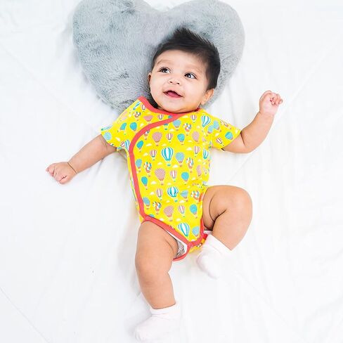 Organic Cotton Half Sleeve Kimono Onesie Romper in Saudi Arabia