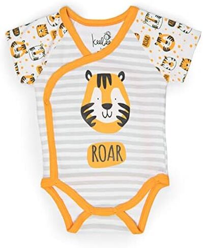 Organic Cotton Half Sleeve Kimono Onesie Romper in Saudi Arabia