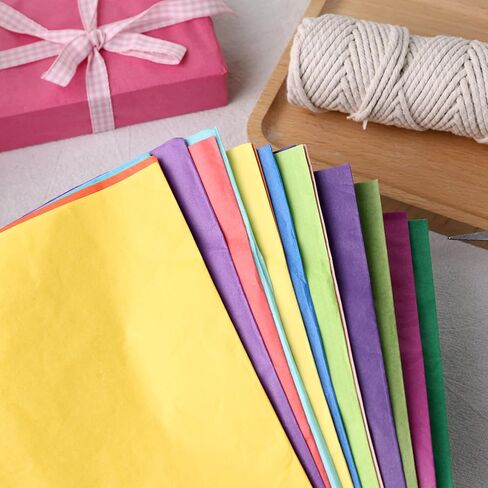 3 otters 120 Sheets Black Tissue Paper, 14x20 Inches Gift Bags Wrapping Paper Bulk for Bouquet Flowers Wedding Birthday DIY Project Crafts Graduation Halloween Party Decor in Kuwait