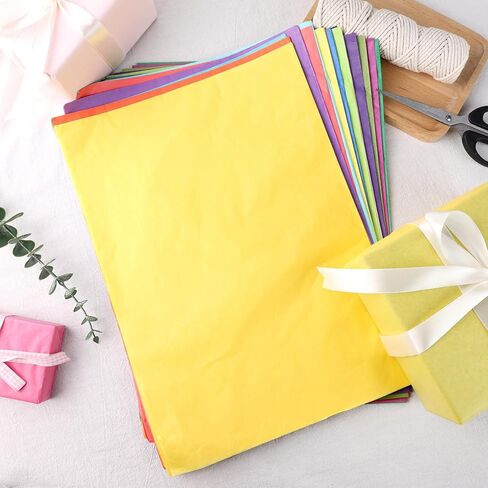 3 otters 120 Sheets Black Tissue Paper, 14x20 Inches Gift Bags Wrapping Paper Bulk for Bouquet Flowers Wedding Birthday DIY Project Crafts Graduation Halloween Party Decor in Kuwait