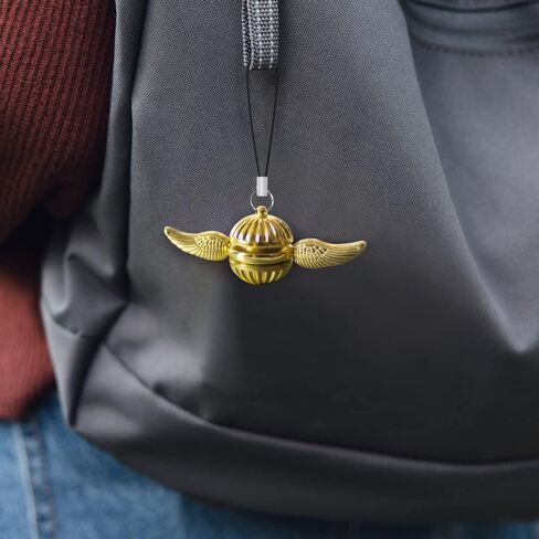 جولدن فيدجيت سبينر، سلسلة مفاتيح معدنية صغيرة دوارة لتزيين المنزل وأمتعة الظهر، ألعاب يدوية حسية لتخفيف القلق للأطفال البالغين in Kuwait