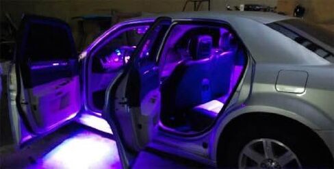 iJDMTOY (2 UV Ultra Violet 6-SMD LED Panel Lights Compatible with Car Interior Map/Dome/Courtesy Door/Foot Area/Trunk Cargo Lights in Saudi Arabia
