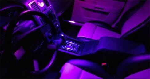 iJDMTOY (2 UV Ultra Violet 6-SMD LED Panel Lights Compatible with Car Interior Map/Dome/Courtesy Door/Foot Area/Trunk Cargo Lights in Saudi Arabia
