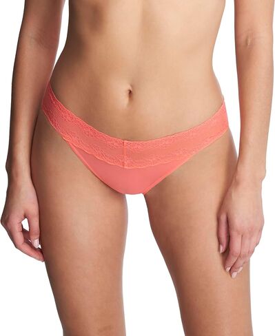Natori Women's Bliss Perfection One Size V-Kini, Papaya in Saudi Arabia