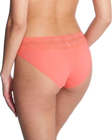 Natori Women's Bliss Perfection One Size V-Kini, Papaya in Saudi Arabia