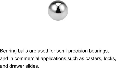 uxcell 5mm, 2.5mm Bearing Balls 304 Stainless Steel Precision Balls 200pcs in Saudi Arabia
