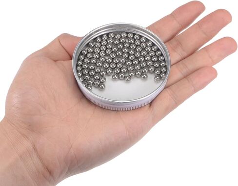 uxcell 5mm, 2.5mm Bearing Balls 304 Stainless Steel Precision Balls 200pcs in Saudi Arabia