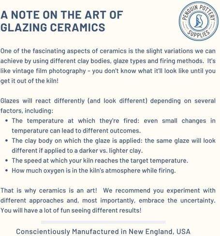 فخار البطريق - سلسلة اختيار البطريق - الجمشت المسحور - مخروط طلاء منخفض النار 06-04 للطين منخفض النار - فخار مزجج سيراميك (1 لتر | 16 أونصة | 473 مل) in Kuwait