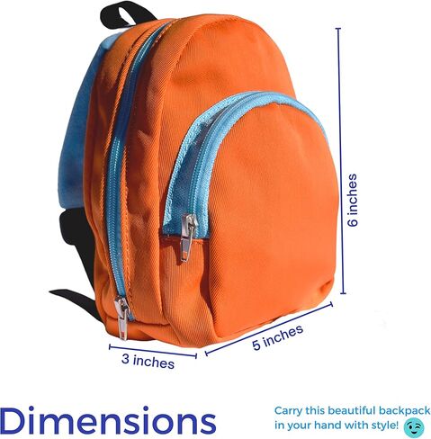 Diabetic Supply Bag Diabetes Travel Organizer for Insulin Pen, Test Strips, Glucose Meter, Needles and other Equipment, Adorable Mini Duffle Bag Design - 4 x 8 x 2.5 Inches - Blue in Saudi Arabia