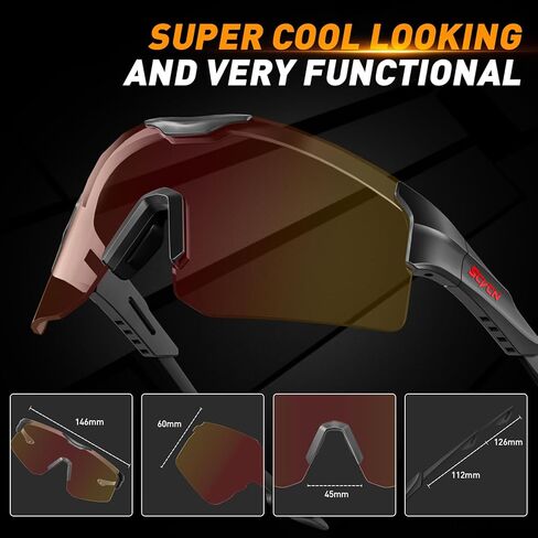 نظارات ركوب الدراجات فوتوكروميك للرجال والنساء نظارات رياضية UV400 للشباب نظارات مقاومة للرياح للجولف البيسبول in Kuwait